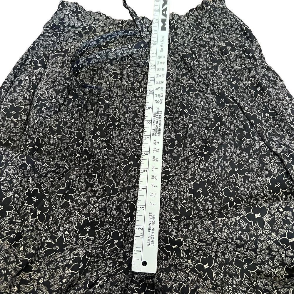 isabel Marant Etoile Pants 100% Cotton Black Floral Size 38 (FR), M (US) - Picture 11 of 12
